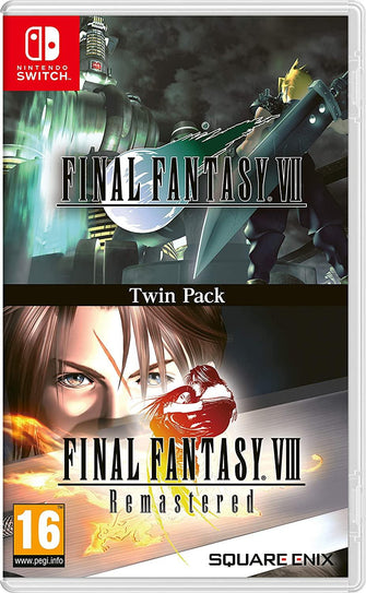 Buy Nintendo,Final Fantasy VII and Final Fantasy VIII Remastered - Twin Pack for Nintendo Switch - Gadcet.com | UK | London | Scotland | Wales| Ireland | Near Me | Cheap | Pay In 3 | Games