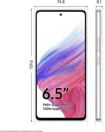 Samsung Galaxy A53 5G 128GB, Awesome white - Unlocked - Gadcet.com