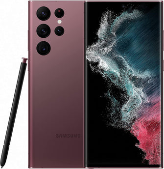 Buy Samsung,Samsung Galaxy S22 Ultra 5G, 128GB, Burgundy - Unlocked - Gadcet.com | UK | London | Scotland | Wales| Ireland | Near Me | Cheap | Pay In 3 | Mobile Phones