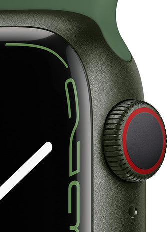 Buy Apple,Apple Watch Series 7 (GPS + Cellular), 41mm Green Aluminium Case with Clover Sport Band - Gadcet.com | UK | London | Scotland | Wales| Ireland | Near Me | Cheap | Pay In 3 | Watches