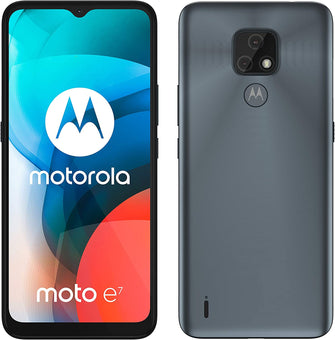 Motorola,Moto E7 6.5 Inch Max Vision HD+, 48MP dual camera system, 4000 mAH battery, Dual SIM, Android 10, Mineral Grey - Gadcet.com