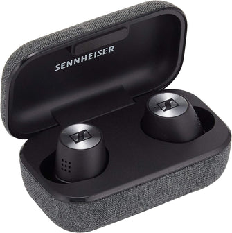 Buy Sennheiser,SENNHEISER Momentum True Wireless 2 Bluetooth Noise-Cancelling Earphones - Black & Grey - Gadcet.com | UK | London | Scotland | Wales| Ireland | Near Me | Cheap | Pay In 3 | Headphones