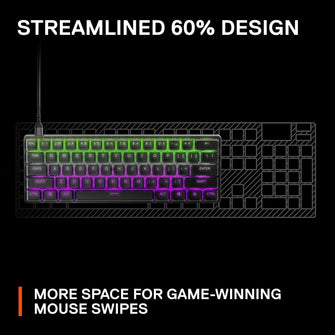 SteelSeries Apex Pro Mini - Mechanical Gaming Keyboard – World’s Fastest Keyboard – Adjustable Actuation – Compact 60% Form Factor – English (QWERTY) Layout - Gadcet.com