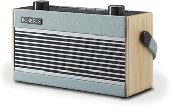 Roberts Rambler BT Retro/Digital Portable Bluetooth Radio with DAB/DAB+/FM RDS Wavebands - Blue - Gadcet.com