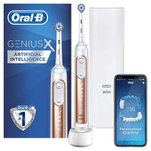 Buy Oral-B,Oral-B Genius x Artificial Intelligence Electric Toothbrush - Rose Gold - Gadcet.com | UK | London | Scotland | Wales| Ireland | Near Me | Cheap | Pay In 3 | Health & Beauty