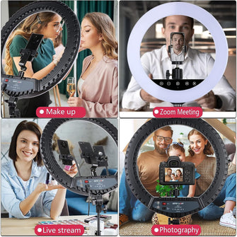 Buy EOTO LIGHT,21 inch LED Ring Light with Tripod Stand, Large Selfie Ring Light with Touch Panel for YouTube Vlog Video Shooting, Makeup Studio Portrait with Carrying Bag and Remote Controller, CRI>97 - Gadcet UK | UK | London | Scotland | Wales| Near Me | Cheap | Pay In 3 | Tripod