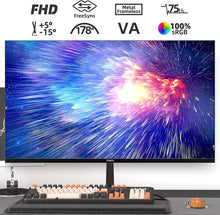 CHiQ,CHiQ 22P610FS 21.5 Inch Full HD (1920x1080) Monitor, 100% sRGB, 75Hz, Anti Glare, Ultra Slim, Metal Frameless,Tilt Adjustment, FreeSync/FPS, Low Blue Light, HDMI/VGA/Audio Output - Gadcet.com