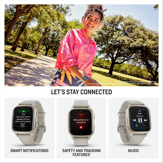 Garmin,Garmin Venu Sq 2 Music Edition Smart Watch - Black/ Slate - Gadcet.com