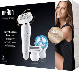Buy Braun,Silk-épil 9 Flex 9-010 - Epilator with Flexible Head for Easier Hair Removal - Gadcet.com | UK | London | Scotland | Wales| Ireland | Near Me | Cheap | Pay In 3 | Health & Beauty