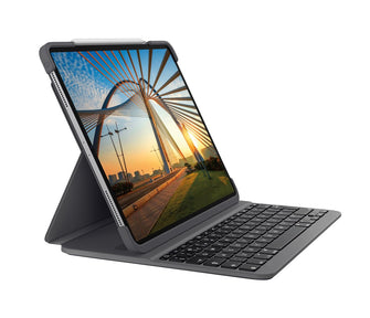 Logitech,Logitech 920-009689 Slim Folio Pro Case with Bluetooth Keyboard for iPad Pro 11" - Black - Gadcet.com
