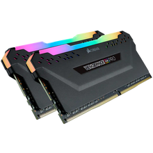 Corsair Vengeance® RGB PRO Intel XMP Certified 16GB (2 x 8GB) DDR4 DRAM 3600MHz C18 Memory Kit — Black