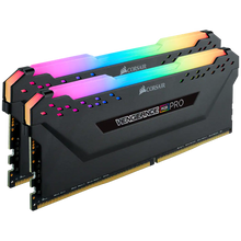 Corsair Vengeance® RGB PRO Intel XMP Certified 16GB (2 x 8GB) DDR4 DRAM 3600MHz C18 Memory Kit — Black