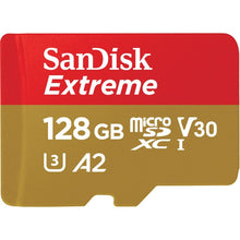 SanDisk 128GB Extreme micro SDXC UHS-I Memory Card with Adapter