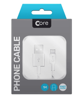 Buy Core,Core 8-Pin Cable 1M Fast Charge - Gadcet.com | UK | London | Scotland | Wales| Ireland | Near Me | Cheap | Pay In 3 | Mobile Phone Accessories