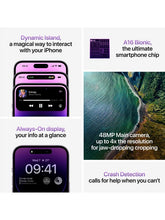 Apple iPhone 14 Pro, 512GB, Deep Purple - Unlocked