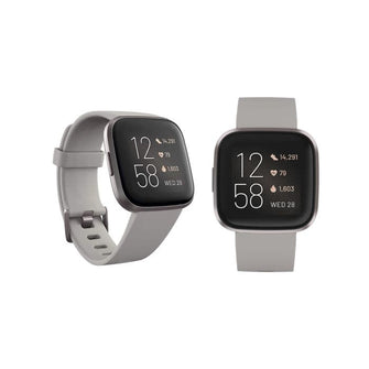 Fitbit,Fitbit Versa 2 Smart Watch - Grey Alu / Stone Band - Gadcet.com