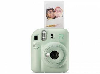 FUJIFILM,Fujifilm Instax Mini 12 Instant Film Camera - Mint Green - Gadcet.com