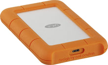 LaCie Rugged 1 TB 2.5" external hard drive USB-C® Silver, Orange STFR1000800