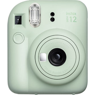 FUJIFILM,Fujifilm Instax Mini 12 Instant Film Camera - Mint Green - Gadcet.com