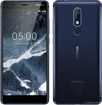 Nokia 5.1 Plus (Nokia X5) 5.5 Inch Android One 32 GB Midnight Gloss Blue - Unlocked