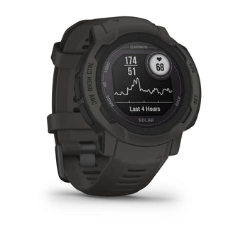 Garmin Instinct 2S Solar Rugged GPS Smartwatch - Graphite