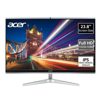 Acer,ACER Aspire C24-1650 23.8" All-in-One PC - Intel® Core™ i3, 256 GB SSD, 8GB RAM - Silver - Gadcet.com