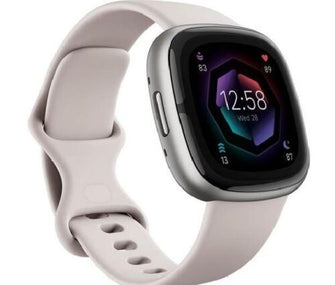 Fitbit,Fitbit Sense 2 Smart Watch - Lunar White/Platinum - Gadcet.com