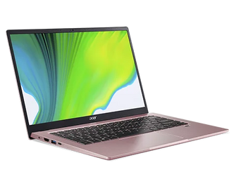Acer,Acer Swift 1 (SF114-34) 14" Laptop Intel Pentium Silver N6000, 4GB RAM, 128GB SSD - Sakura Pink - Gadcet.com