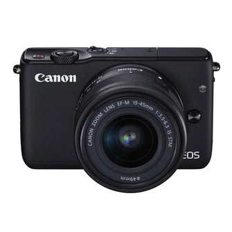 Canon,Canon EOS M10 15-45/3.5-6.3 EF-M IS STM - Black - Gadcet.com