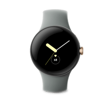 Google,Google Pixel Watch – Android smartwatch with activity tracking – Heart rate tracking watch – Champagne Gold Stainless Steel case with Hazel Active band, LTE - Gadcet.com