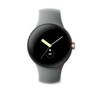 Google,Google Pixel Watch – Android smartwatch with activity tracking – Heart rate tracking watch – Champagne Gold Stainless Steel case with Hazel Active band, LTE - Gadcet.com